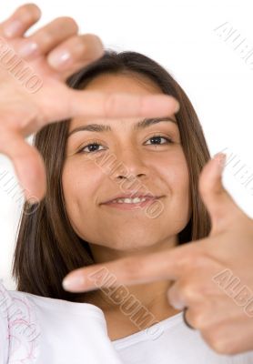 hands frame
