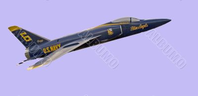 Blue Angel Isolated