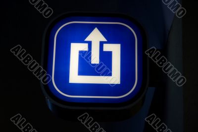 Exit sign