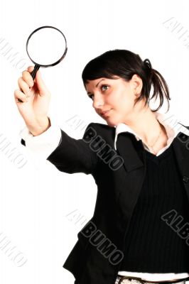 searches for something