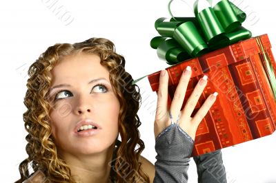 girl with a gift