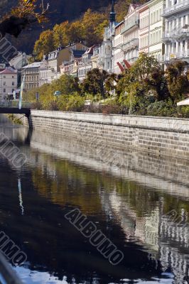 City Boulevard Mirrored in the River