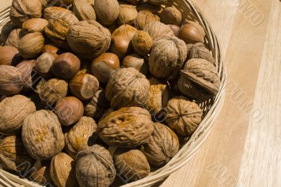 A basket of nuts