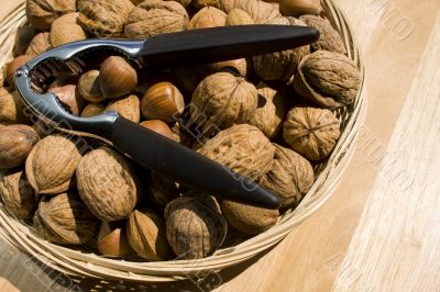 A basket of nuts