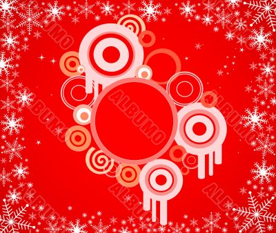 Christmas abstract Background - vector