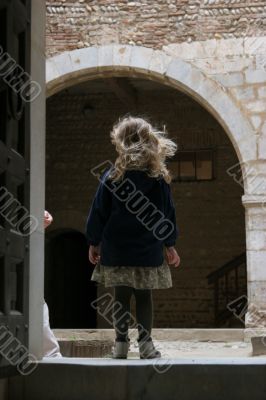 girl on the gate