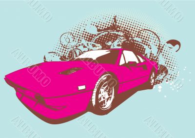 retro car