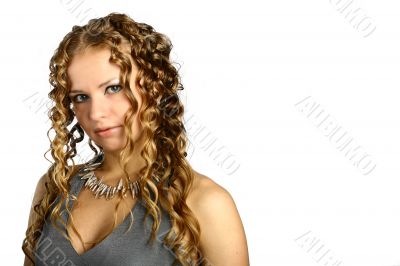 thinking girl