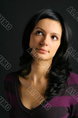 brunette portrait