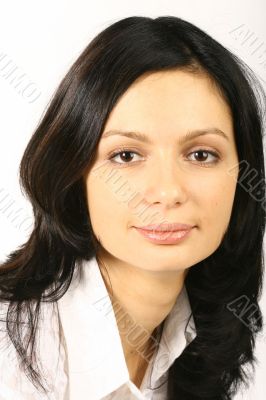 brunette girl portrait
