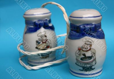 The salt-cellar and the pepper-box