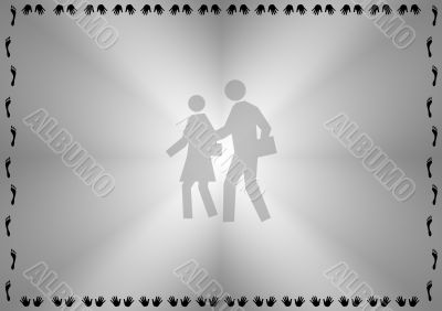 Background with People