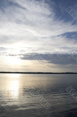 Sunset on a lake 4