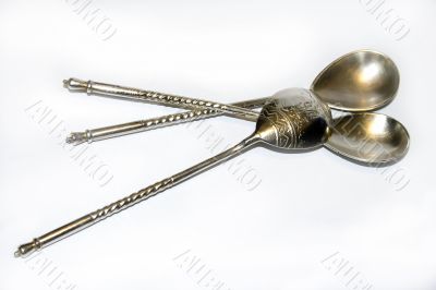 vintage silver teaspoons 1