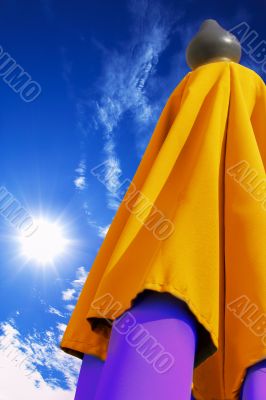 umbrella under icy sunshine 1