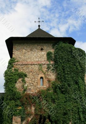 The monastery Moldovita in Romania