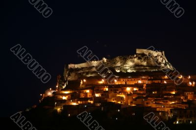 Nightly Castelsardo,Sardinia