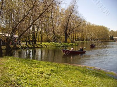 Early spring in a park
