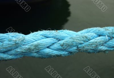 Braided Blue Nylon Rope