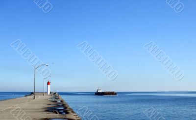 Barge at the Pier