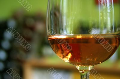Wine Bottle and Glass