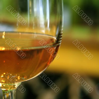 Wine Bottle and Glass