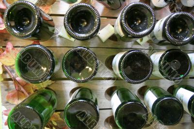 Wine Bottle and Glass