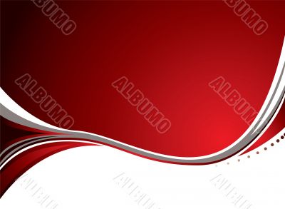 red smooth abstract