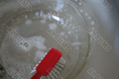 Brush to flush