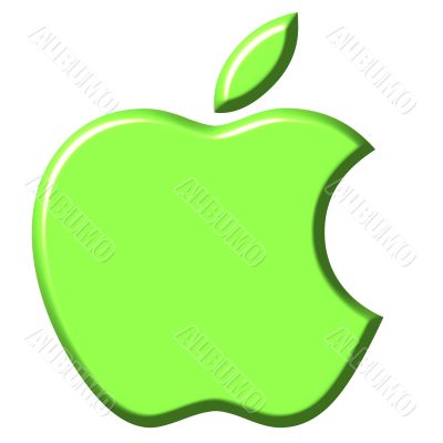 Bitten Green Apple