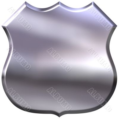 3D Silver Sign