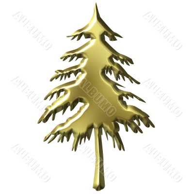 3D Golden Tree