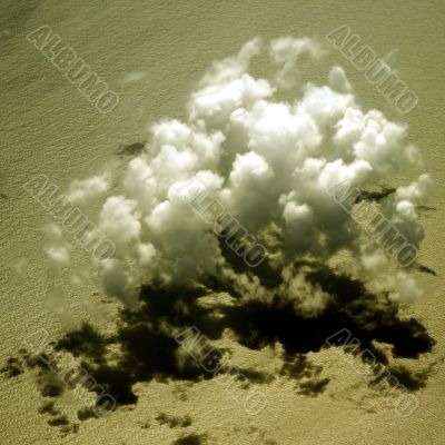 clouds over the sea