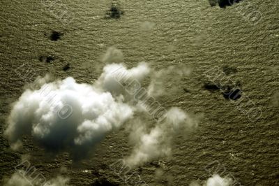 Clouds and the sea