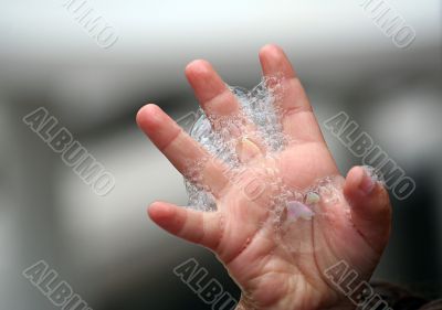 child hand