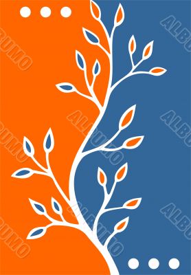 white branch