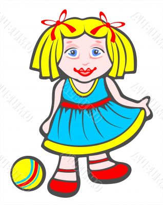 girl and ball