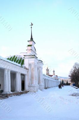 Evening in the city Suzdal