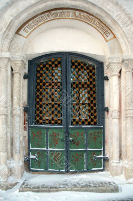 Entrance into the Christmas cathedral