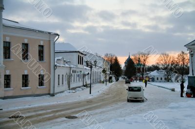 Evening in the city Suzdal