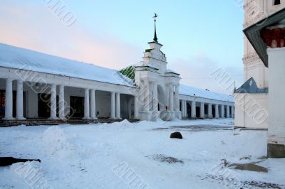 Evening in the city Suzdal