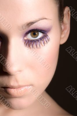 Closeup beauty
