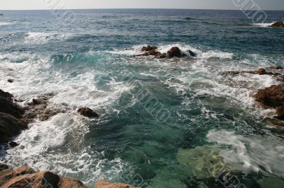 Heavy sea