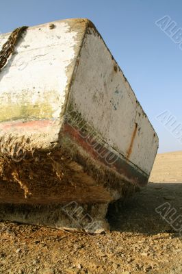 Boat in the desert