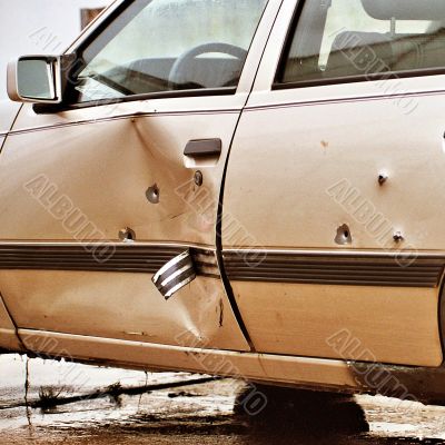 Broken car