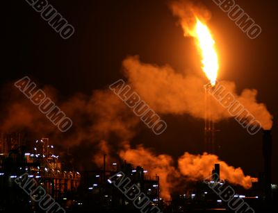 Industrie at night