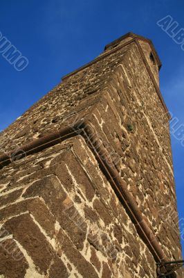 Church in Castelsardo,Sardinia,Italy