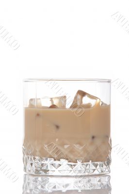 Whiskey cream glass