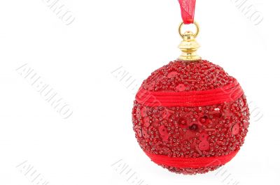 Red christmas ball