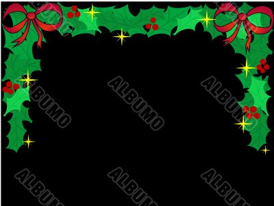 Garland from the holly
